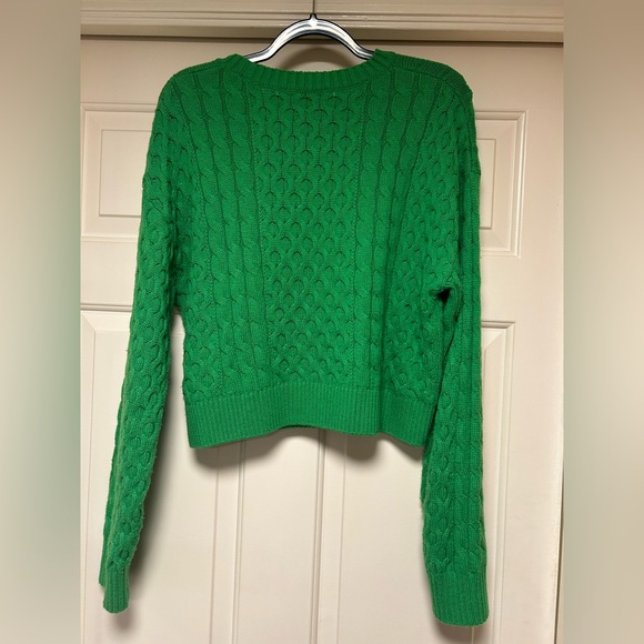 & OTHER STORIES Relaxed Cable Knit Jumper Wool Blend - Picture 9 of 10